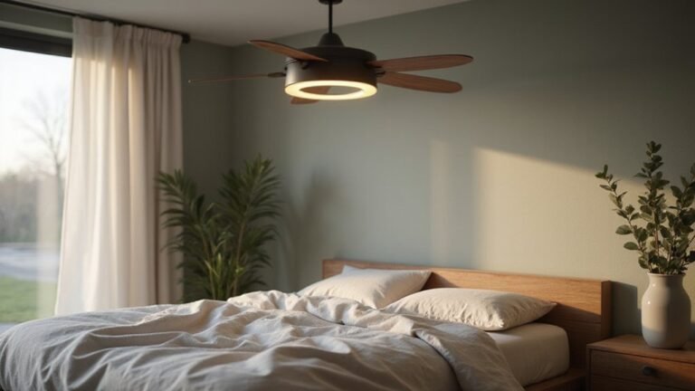 bedroom fans with lighting