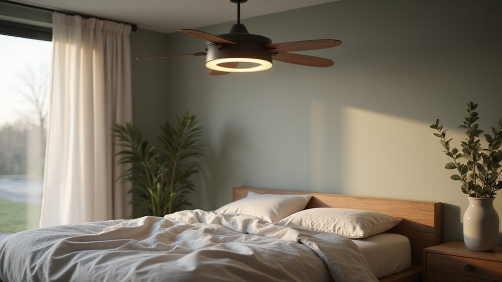 bedroom fans with lighting
