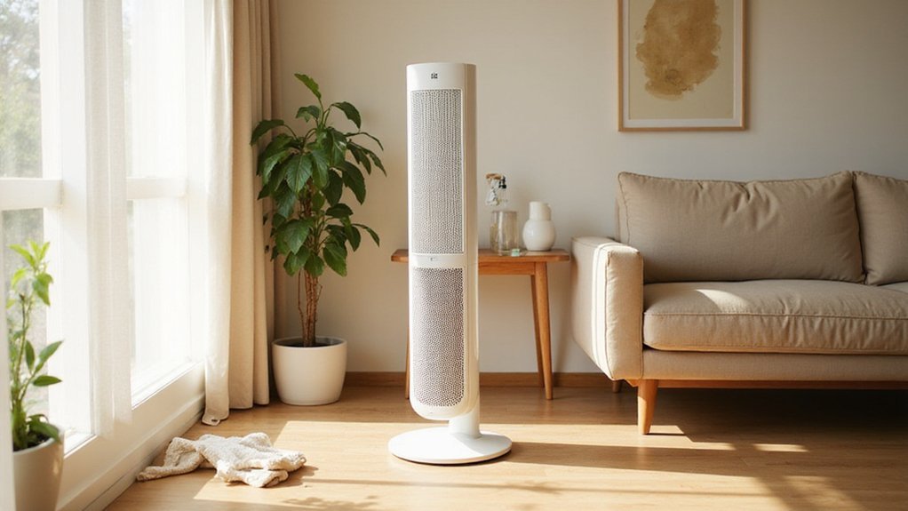 clean fan blades thoroughly