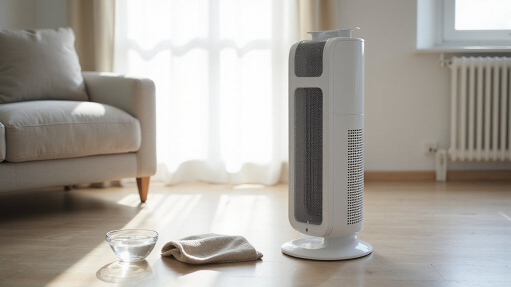 clean fan regularly and safely