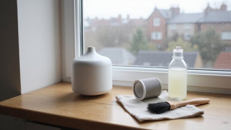 clean humidifier filter regularly