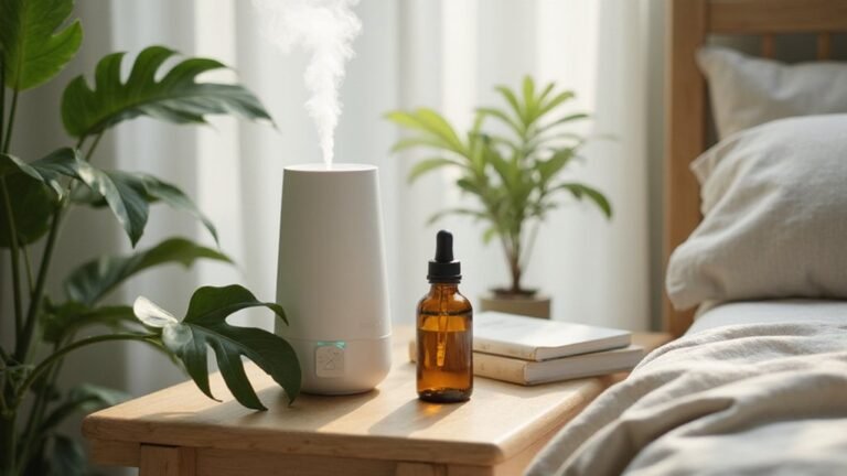 essential oils in humidifier