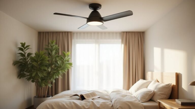 flush mount ceiling fans