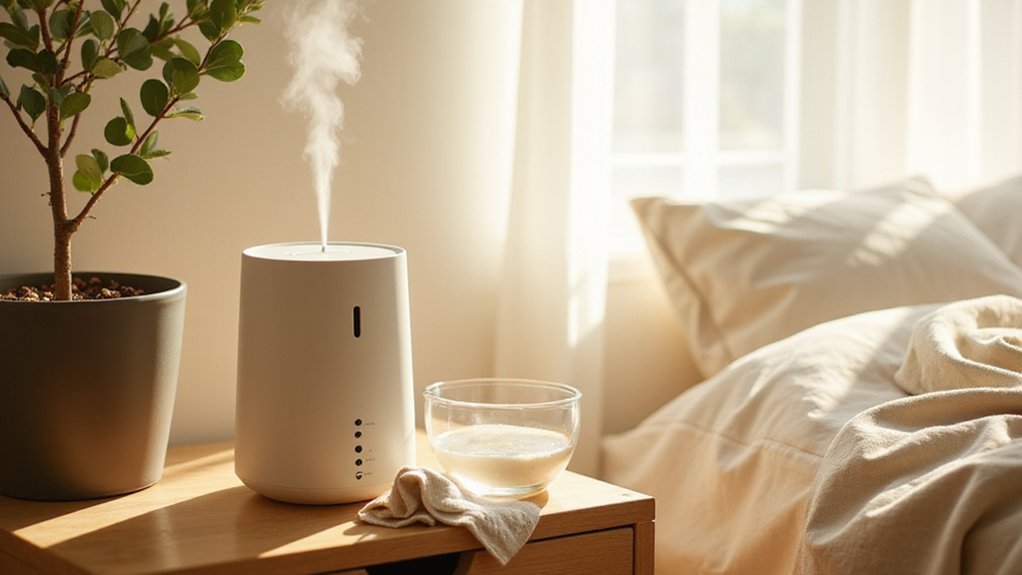 humidifier cleaning with vinegar