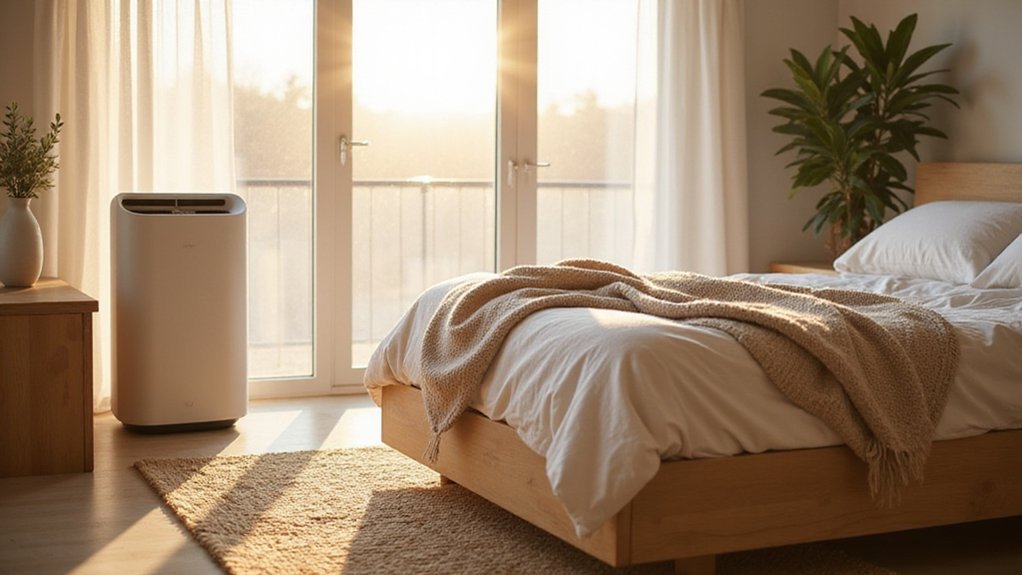 optimal bedroom air purifier placement