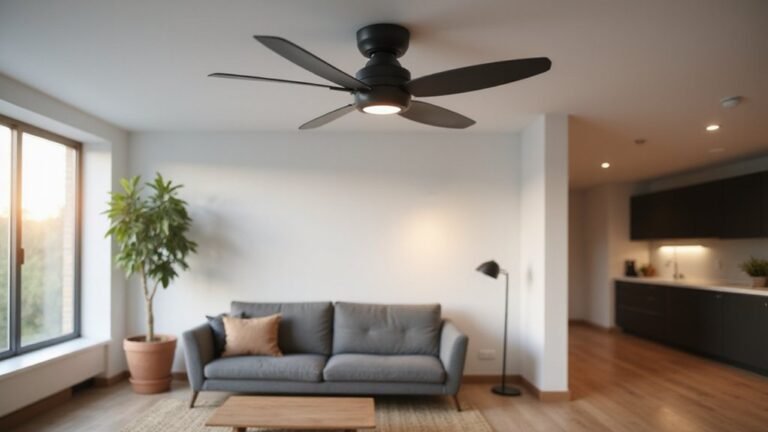 quiet lightless ceiling fans