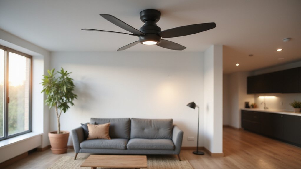 quiet lightless ceiling fans
